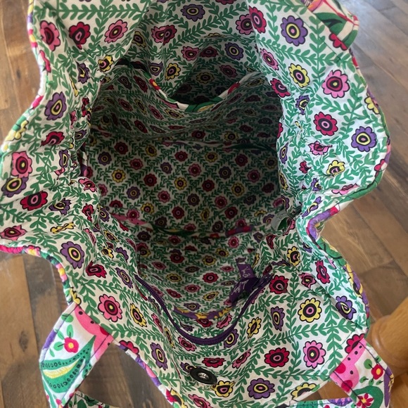 Vera Bradley Viva La Vera tote floral bag - Picture 3 of 11